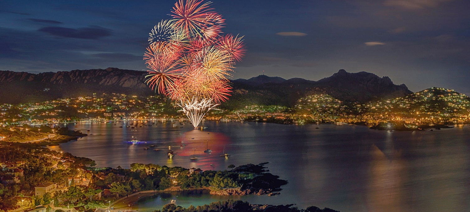 Feu artifice Agay