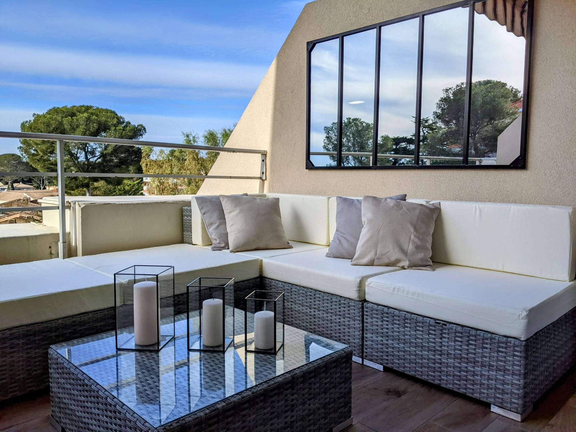 Saint-Raphaël location Appartement terrasse grand canapé